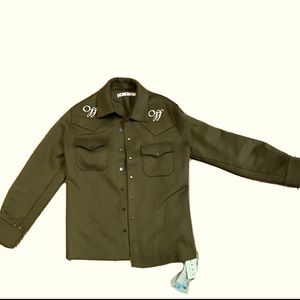 Off-White Boxy JKT Military & White
